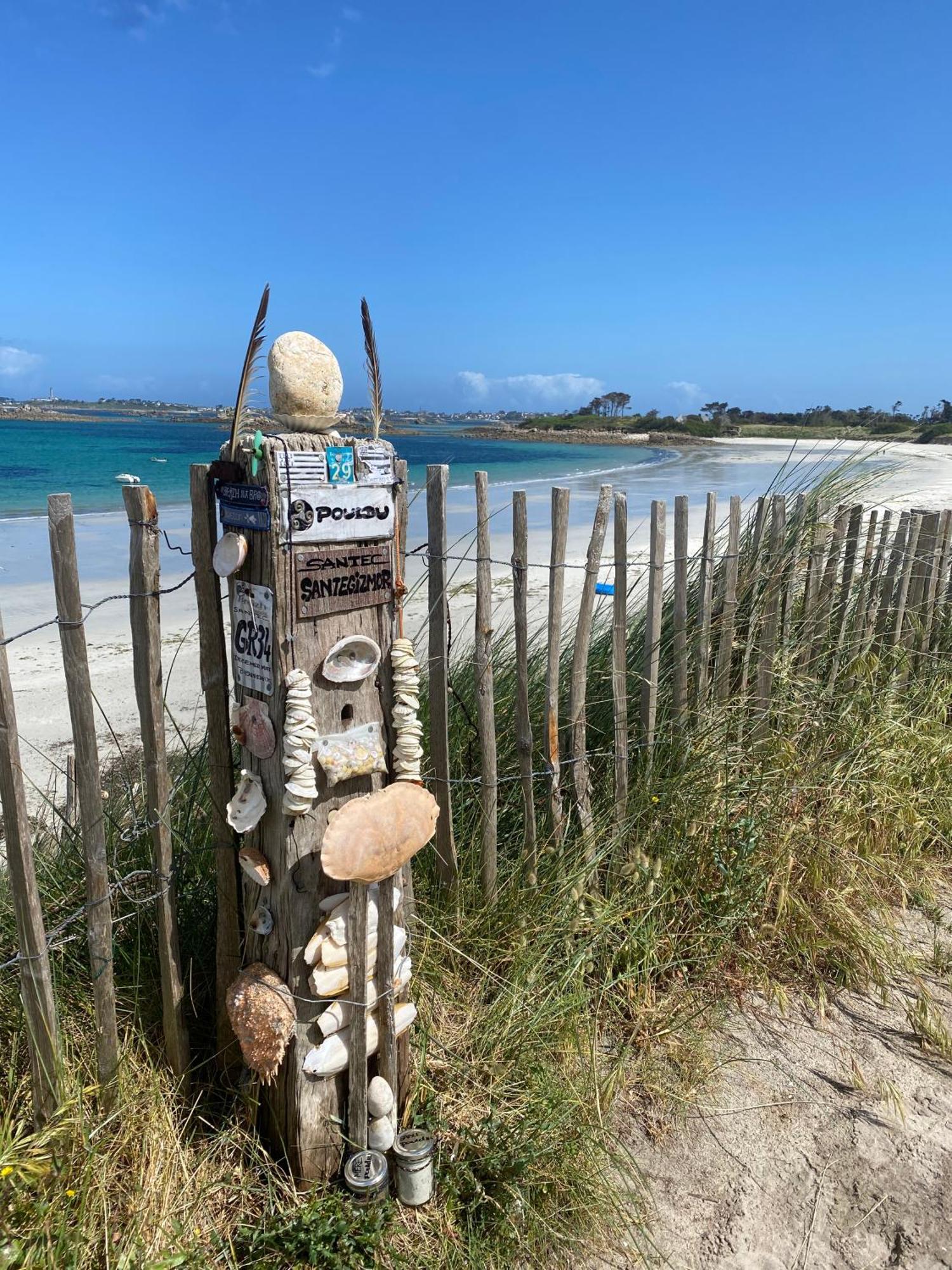 L'Escale 551, Gite Santec A 250M De La Plage 外观 照片